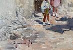 Ignacio Gil Sala (1913–2002) - Pueblo rural español, Antiek en Kunst