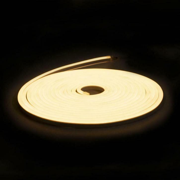 LED Strip NEON 10 METER IP65 220 240V 2800KWarm Wit, Huis en Inrichting, Lampen | Losse lampen, Nieuw, Verzenden