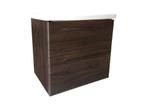 onderkast + wastafel Winner Oak-Dark Brown 80 cm, Huis en Inrichting, Badkamer | Badkamermeubels, Ophalen of Verzenden, Nieuw