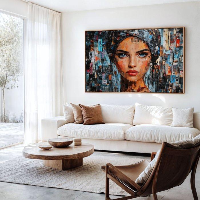Iconica - Urban Vermeer - Unique 1/1 XXL (100x150 cm), Antiek en Kunst, Kunst | Designobjecten