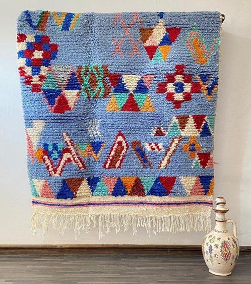 Uniek Handgemaakt Berber Tapijt - 100% Natuurlijke Wol uit, Huis en Inrichting, Stoffering | Tapijten en Vloerkleden