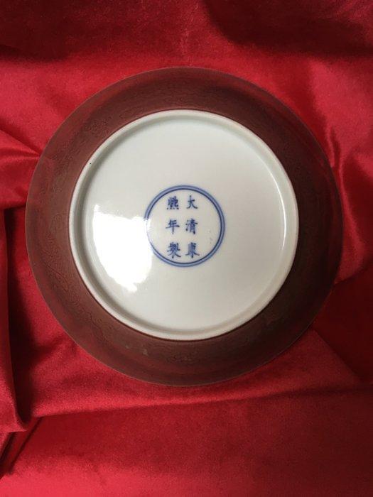 Beker - Glas - Een Chinees draakbord, Antiek en Kunst, Antiek | Overige Antiek