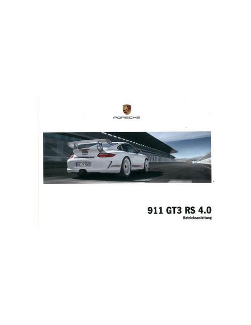 2011 PORSCHE 911 GT3 RS 4.0 INSTRUCTIEBOEKJE DUITS, Auto diversen, Handleidingen en Instructieboekjes, Ophalen of Verzenden
