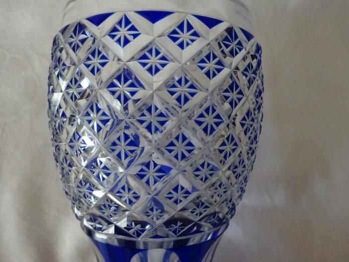 Wijnglas - Glas, Kristal - Biedermeier Prunkpokal, Antiek en Kunst, Curiosa en Brocante