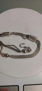 Cadena de plata para reloj de bolsillo. - 1850-1900, Nieuw