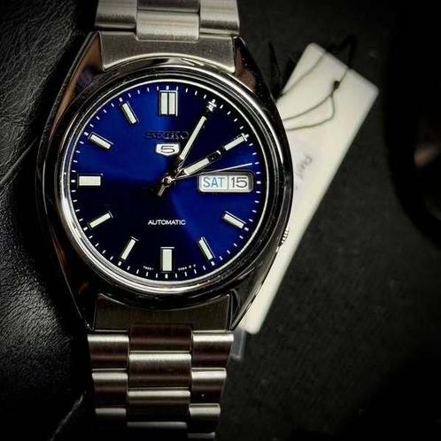 Seiko - SEIKO 5, DIAL BLU, RARO - Sans Prix de Réserve -, Handtassen en Accessoires, Horloges | Antiek
