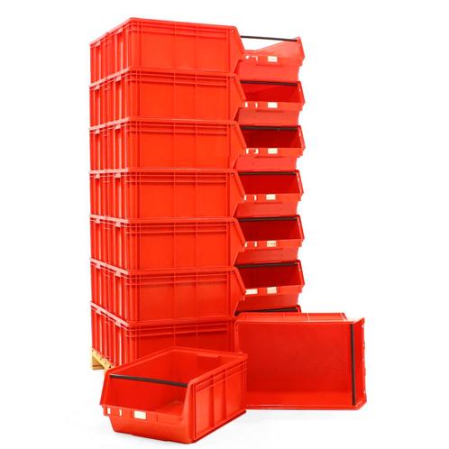 Gebruikte magazijnbak kunststof palletaanbieding stapelbaar, Doe-het-zelf en Bouw, Kratten en Dozen, Gebruikt, Ophalen of Verzenden