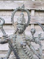 Standbeeld in brons van de godin Kali/Mahakali 42,5 cm -, Antiek en Kunst