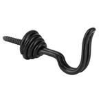 Draadhaak 50mm ijzer zwart, Huis en Inrichting, Woonaccessoires | Kapstokken, Nieuw, Overige materialen