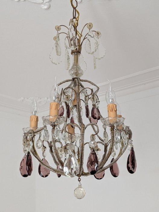 Plafondlamp - Kristal - Maria Antonietta, Antiquités & Art, Antiquités | Meubles | Chaises & Canapés