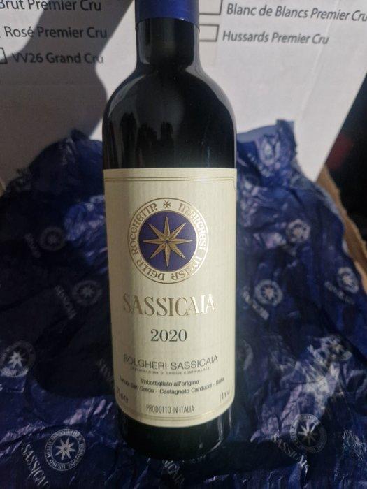 2020 Tenuta San Guido, Sassicaia - 1 Halve fles (0.375 L), Verzamelen, Wijnen