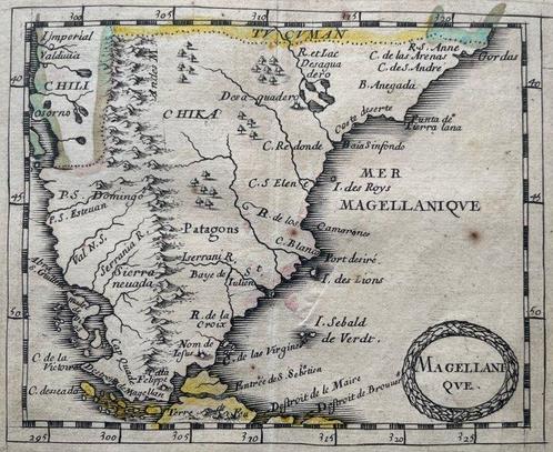 Argentinië - Zuid-Amerika; P. DuVal dAbbeville -, Boeken, Atlassen en Landkaarten