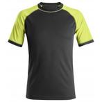 Snickers 2505 t-shirt en néon - 0467 - black - neon yellow -