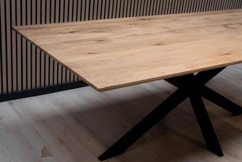 Tafel Rechthoekig Eikenhout  Matrix  200x100, Huis en Inrichting, Tafels | Eettafels
