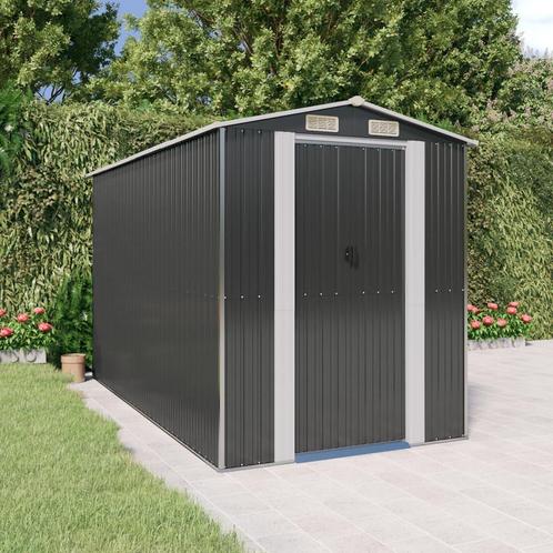 vidaXL Tuinschuur 192x357x223 cm gegalvaniseerd staal, Tuin en Terras, Tuinhuizen, Nieuw, Verzenden