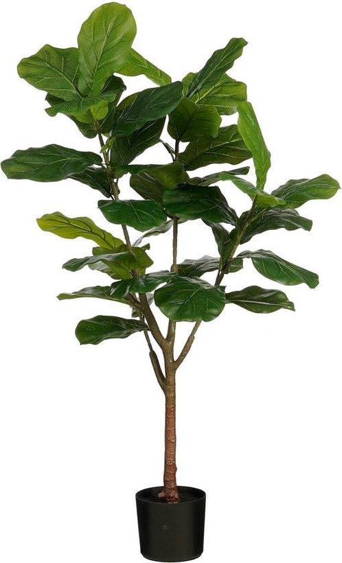 Tweedekans | Mica Decorations Ficus Lyrata Kunstplant in Pot, Tuin en Terras, Planten | Tuinplanten, Ophalen of Verzenden