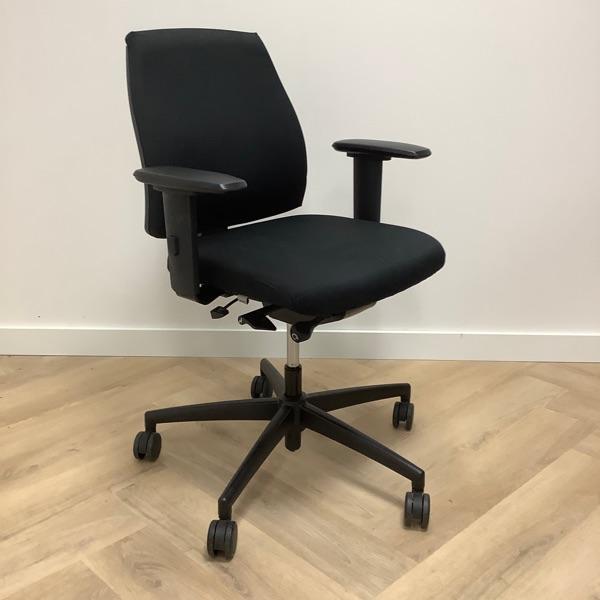 Interstuhl Ergo- bureaustoel, zwart, Huis en Inrichting, Bureaustoelen, Bureaustoel, Zwart, Gebruikt, Ergonomisch