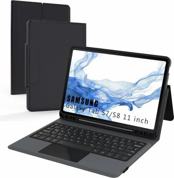 Samsung Galaxy Tab S8/S7 11 inch hoes met afneembaar toet...