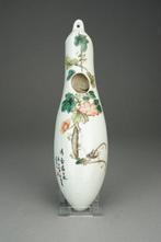 Qianjiang cai  - Bitter Melon - Wall Vase - Signed: