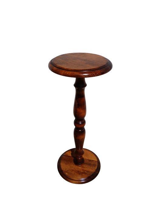 Plantentafel - Kolom - Hout - Extra hoge plantentafel, Antiek en Kunst, Curiosa en Brocante