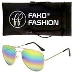 Fako Fashion® - Pilotenbril - Piloot Zonnebril - Heren, Handtassen en Accessoires, Zonnebrillen en Brillen | Dames, Verzenden