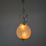 Plafondlamp - sfera opalina - Glas, Legering, Porselein -