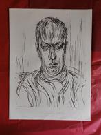 Max Uhlig (1937) - Mathematiker Sichting, litograph, signed,