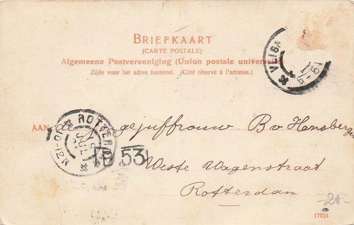 Nederland - Zeeland, dorpen en steden, waaronder Vlissingen,, Verzamelen, Postkaarten | Buitenland