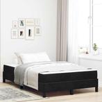 vidaXL Boxspringbed met matras Zwart 120 x 200 cm Fluweel, Huis en Inrichting, Verzenden, Nieuw
