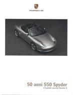 2004 PORSCHE BOXSTER S 50 JAAR 550 SPYDER BROCHURE ITALIAANS, Ophalen of Verzenden, Nieuw