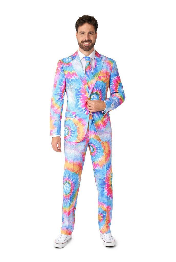 Regenboog Hippie 60s Pak Heren OppoSuits, Kleding | Heren, Carnavalskleding en Feestkleding, Nieuw, Verzenden