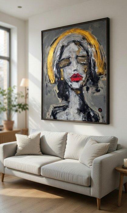 Arvydas Gaiciunas (Retne) - Lu N-44 (XL) — Contemporary, Antiek en Kunst, Kunst | Schilderijen | Modern