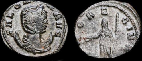 254-268ad Roman Salonina Ar antoninianus Juno standing le..., Timbres & Monnaies, Monnaies & Billets de banque | Collections, Envoi