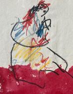 Anton Heyboer (1924-2005) - Zittende vrouwen met kind in de, Antiek en Kunst, Kunst | Schilderijen | Modern