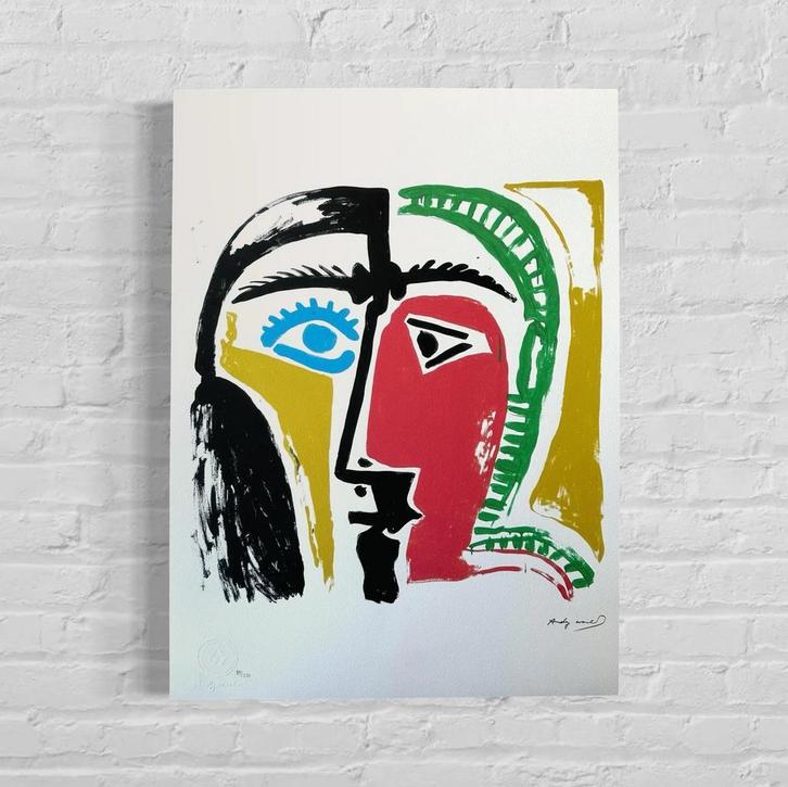 Genummerde Editie ANDY WARHOL Picasso, Antiek en Kunst, Kunst | Litho's en Zeefdrukken, Verzenden