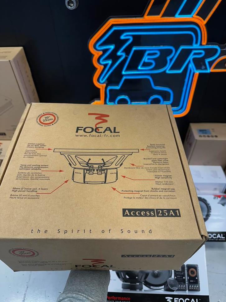 FOCAL Sonos 25A1 SubWoofer, Auto diversen, Autospeakers, Verzenden