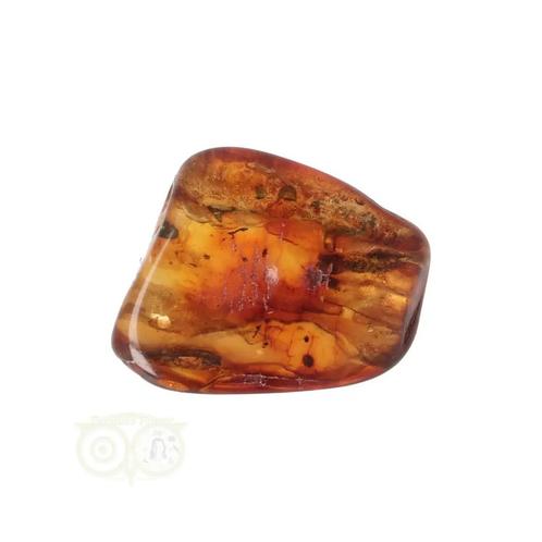 Barnsteen ( Amber )  trommelsteen Nr 5 - Litouwen, Handtassen en Accessoires, Edelstenen, Nieuw, Verzenden