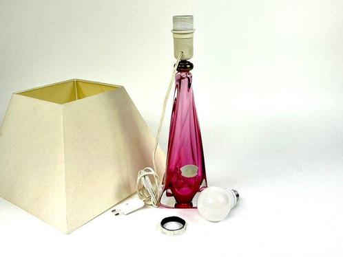 Val Saint Lambert - René Delvenne - Lamp - Kristal -, Antiek en Kunst, Kunst | Designobjecten