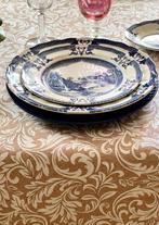 Geprint tafelkleed met acanthusbladeren voor grote tafels,, Antiek en Kunst