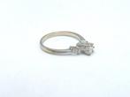 Bague - 18 carats Or blanc - Diamant, Handtassen en Accessoires, Ringen, Nieuw