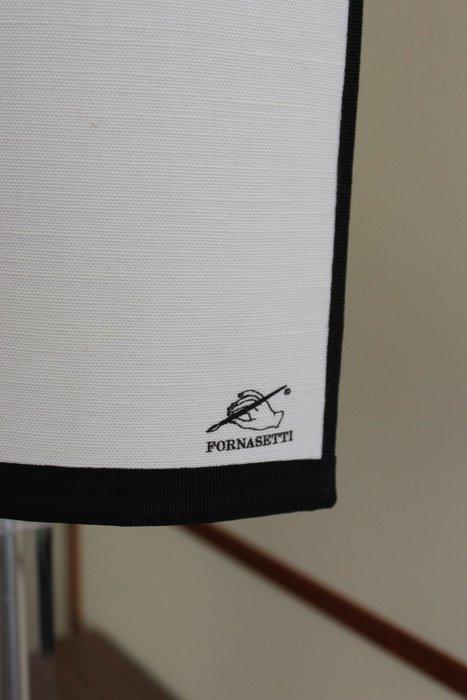 Lamp - met vintage stof van Fornasetti - acryl, metaal, stof, Antiquités & Art, Antiquités | Meubles | Chaises & Canapés
