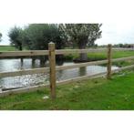 Kensington 3 eind-begin weidepaal met piramidekop in hout, Dieren en Toebehoren