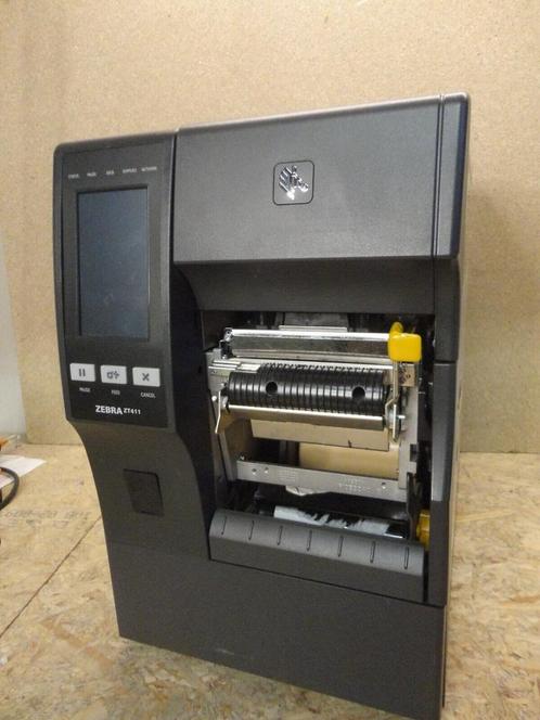 Zebra ZT411 Thermal Label Printer  LAN + USB + Rewinder &, Computers en Software, Printers, Thermo-printer, Gebruikt, Printer