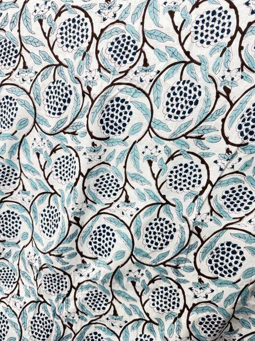 Unieke stof met katoenen bloemenpatroon - Meubelstof - 500, Antiek en Kunst, Antiek | Tapijten, Tafelkleden en Textiel