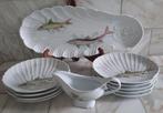 Sologne - Serveerset voor vis (12) - Porselein, Antiek en Kunst