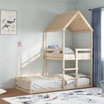 vidaXL Kinderbed met huisje massief grenenhout 80x200 cm, Huis en Inrichting, Verzenden, Nieuw