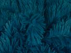 10 meter langharig bont - petrol - Pluche stoffen, Overige kleuren, Verzenden, 120 cm of meer, Polyester