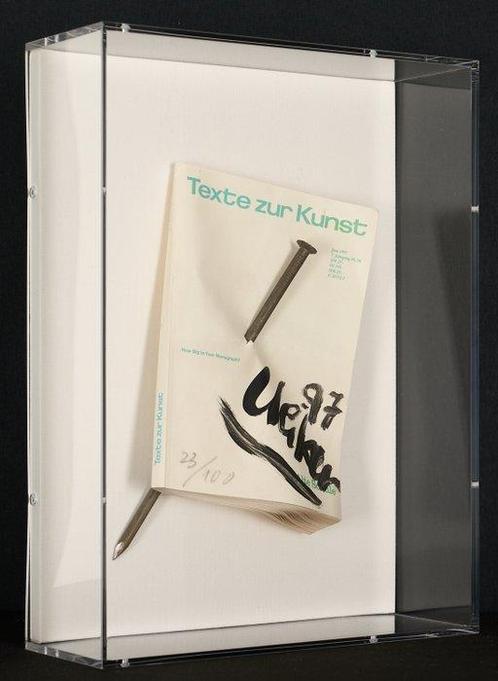 Günther Uecker (1930-2025) - Texte zur Kunst durchstochen, Antiek en Kunst, Antiek | Overige Antiek
