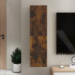 vidaXL Tv-wandmeubel 30,5x30x110 cm gerookt eikenkleurig, Huis en Inrichting, Kasten |Televisiemeubels, Verzenden, Nieuw