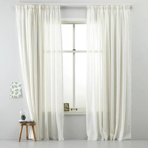 Transparant gordijn Wit (280 x 270 cm) (Raamdecoratie), Maison & Meubles, Ameublement | Rideaux & Stores à lamelles, Envoi